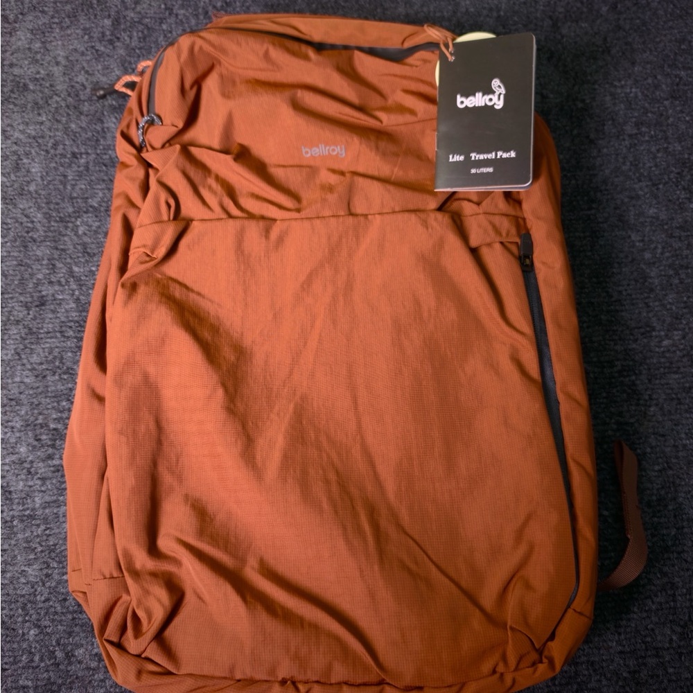 Bellroy Lite Travel 30L Pack – Rust Orange Men's Backpack
